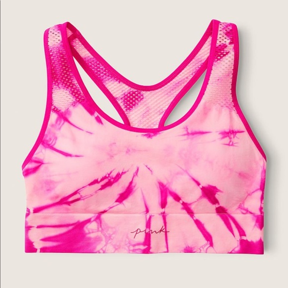 PINK SPORTS BRA - Picture 2 of 10